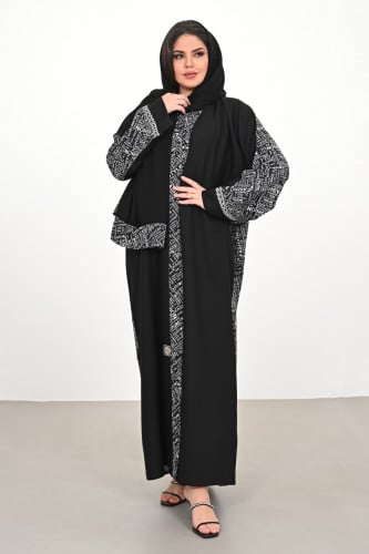 عباية بطرحة مكتوبه 3