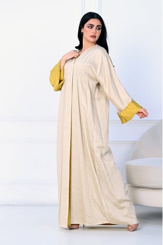 عباية بطرحة جادا 1 لف دبل فيس