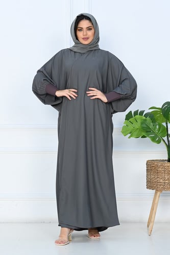 عباية بطرحة حسناء 3 لف