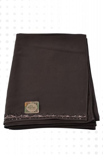 طرحة تطريز يدوي اسود