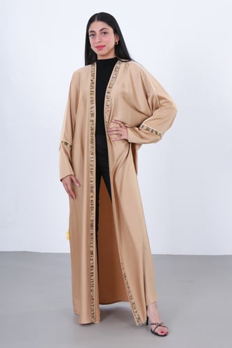 عباية بطرحة ورد 2