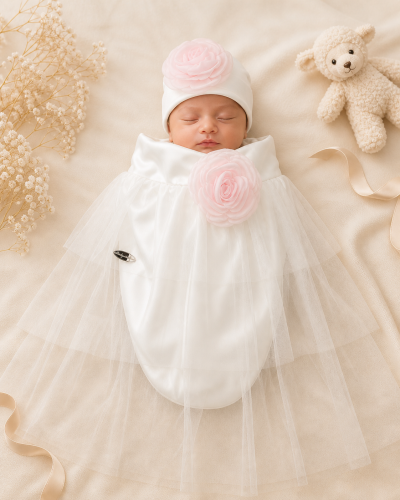 Lulu cradle and feathers