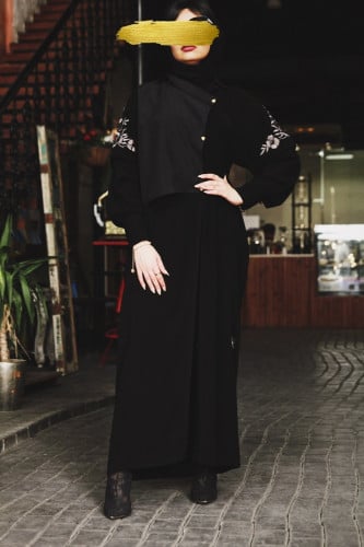 عباية صدر كتان