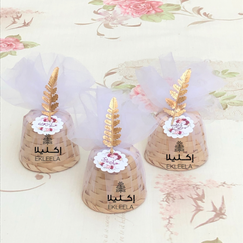 توزيعات خوص مع تعبيه / عيديات كبار ( 12 قطعه )