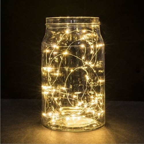 اضاءه لمبات ستاره LED تعمل بالبطاريه - 5 متر