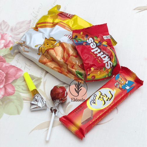 عيديات اطفال / توزيعات عيديات اكياس الخيش مع تعبيه...