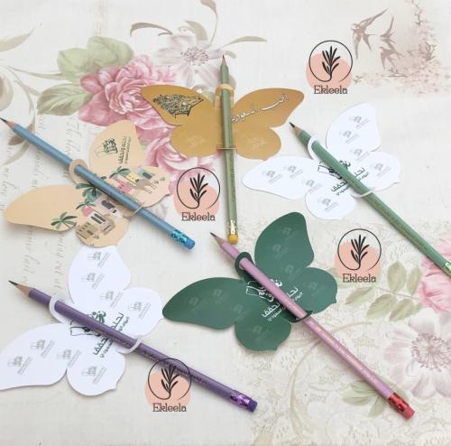 توزيعات أقلام رصاص بثيم لليوم الوطني (12 قطعه)