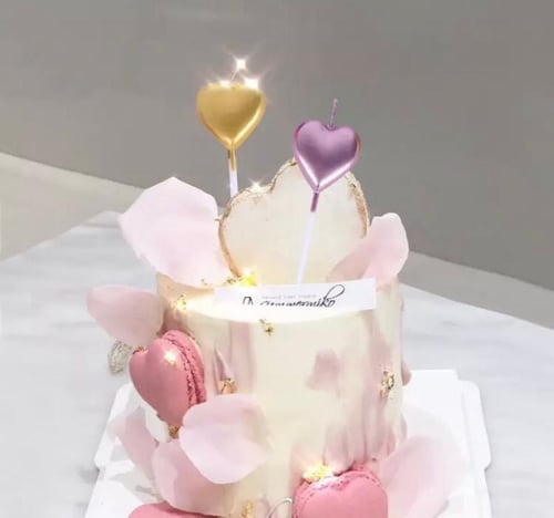 شموع كيك / شموع حفلات / شمع مناسبات ( 4 حبات )