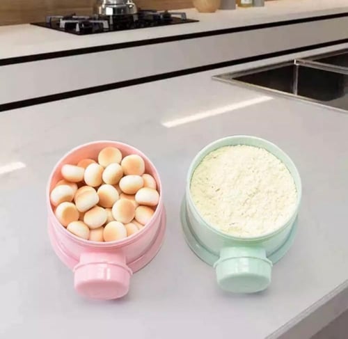 حافظة مسحوق الحليب / مقسم حليب الاطفال ( قطعه واحد...