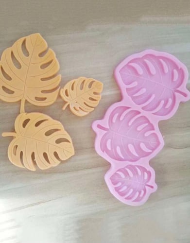 قوالب سيليكون / قالب سيليكون ورق شجر ( قطعه واحده...