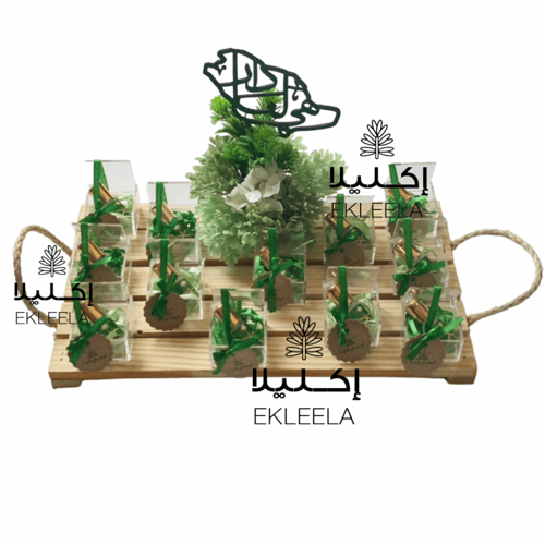 توزيعات ميني توله عطر لليوم الوطني / صينيه توزيعات...