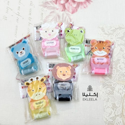 توزيعات مع ثيم ورقي عن العوده للمدرسه ( 12 قطعه )