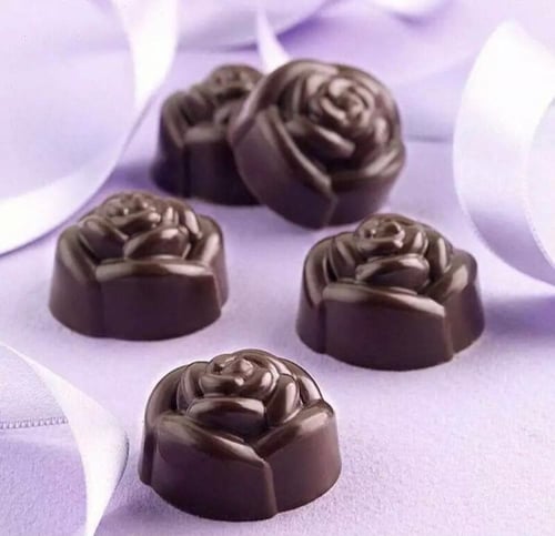 قالب سيليكون الورده للشكولاه / قوالب سليكون شكولات...