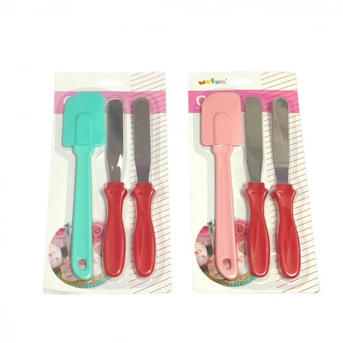 طقم سباتولا / اسباتولا كيك / ادوات دهن ( مجموعه مؤ...