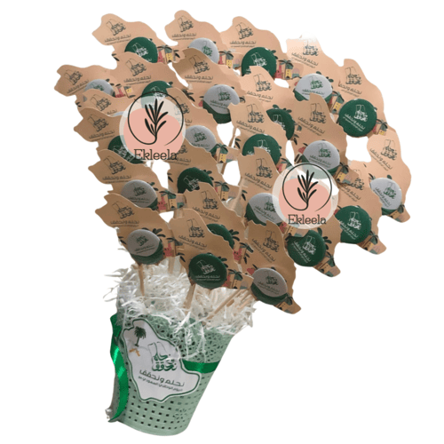 باقة توزيعات البروش لليوم الوطني ( 24 قطعه )