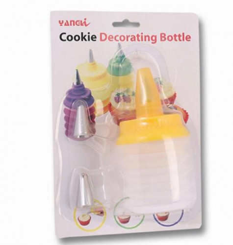 طقم علبه ضغاط / علب تزيين كريمه / ادوات كيك ( قطعه...