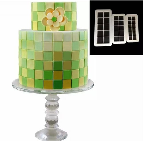 قطاعة عجين السكر مربع / قطاعات تزيين / قطاعه اشكال...