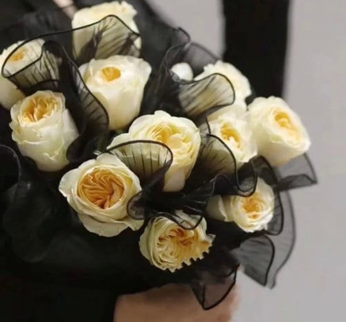 قماش بوليستر لتغليف الورد وتزيين الهدايا ( قطعه وا...