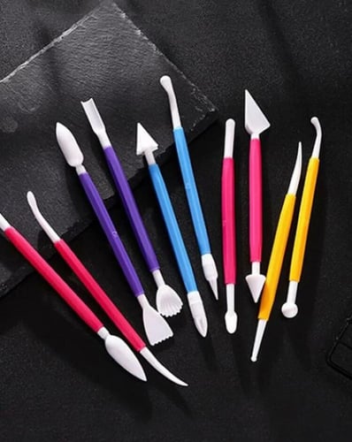 ادوات تشكيل ونحت عجين السكر / اقلام تشكيل المجسمات...