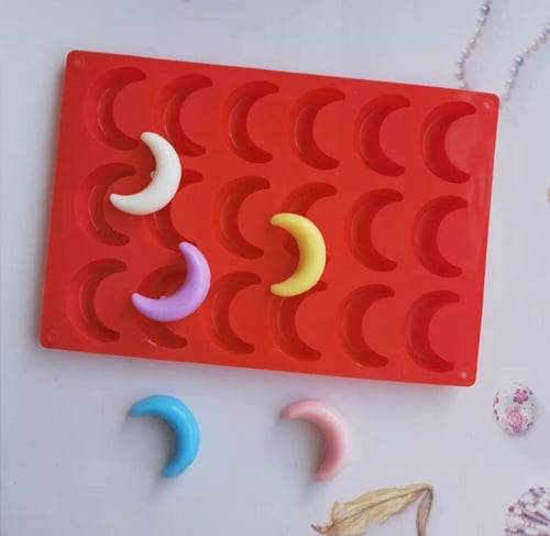 سيليكون شكل القمر / سيليكون خبز / ريزن ايبوكسي / ش...
