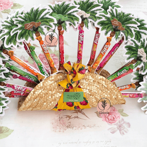 توزيعات باقة النخل مع التعبية ليوم التأسيس ( قطعه...