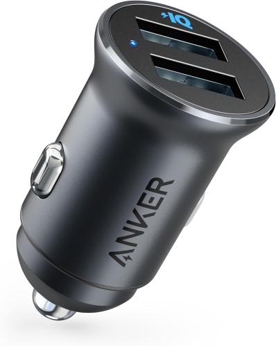 شاحن من انكر بمنفذين USB بقوة 24.0