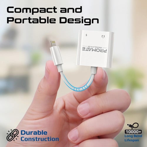 محول لايتينيج بمنفذ مزدوج 2 في 1