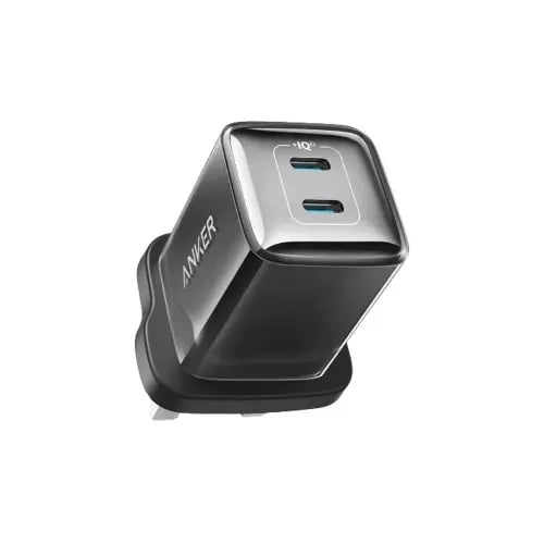 شاحن جداري انكر نانو برو بقوة 40 واط بمنفذين USB-C...
