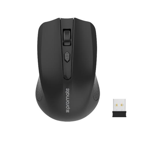 ماوس بصري لاسلكي محمول مع مستقبل فائق الصغر USB مس...