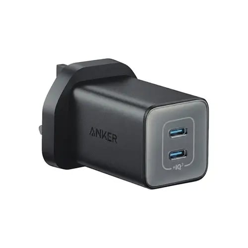 شاحن جداري انكر 523 نانو 3 بقوة 47 واط بمنفذين USB...