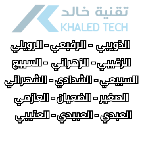 ملصقات اسماء العوائل (مجموعة 4)