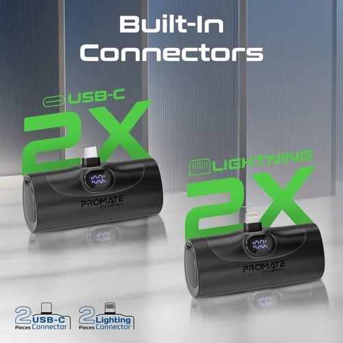 مجموعة بطاريات الفزعة - أربع بطاريات بسعة 5000 ملل...