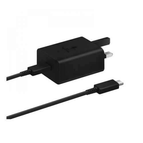 سامسونج، شاحن جداري مع شاحن جداري ، 45 واط، أسود