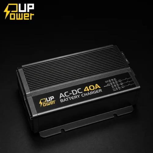 شاحن بطارية ليثيوم منزلي 40A - من 220V إلى 12V من PowerUp