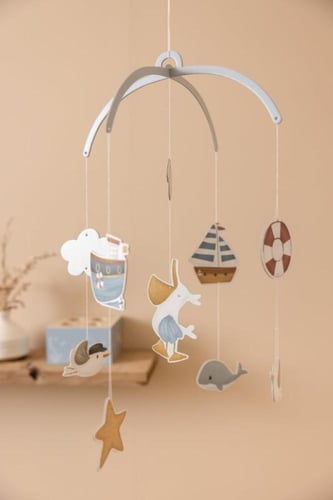 زينة لغرفة البيبي او السرير - ورق مقوى (البحار)