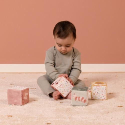 مجموعة مكعبات النشاط الناعمة الهولندية .. الزهور