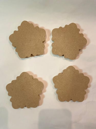 5قطع بكج خشب mdf جاهز للاعمال الفنيه 12ملي مقاس 40...