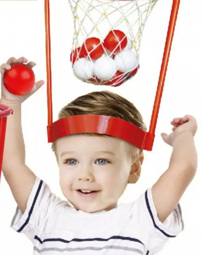 جمع الكرات عبر سلال الرأس الشبكية