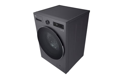 غسالة ملابس تعبئة أمامية 15 كيلو ال جي رمادي صنع ف...