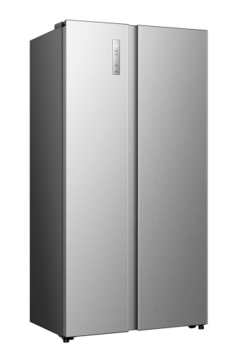 ثلاجة بابين جنبا الى جنب ستيل 18.8 قدم هايسنس 531...