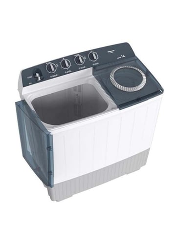 غسالة ملابس حوضين 7 كيلو هايسنس كفاءة طاقة ه أبيض...