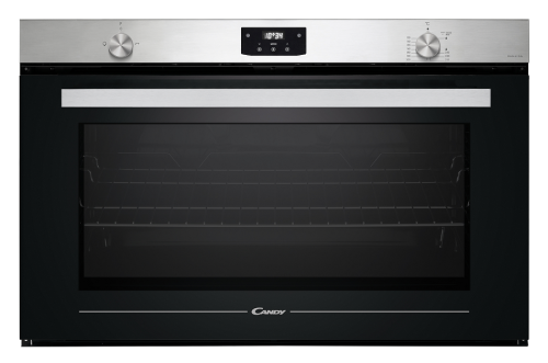 فرن بيلت ان غاز 90 سم كاندي بيلت ان ديجتال ستيل صن...