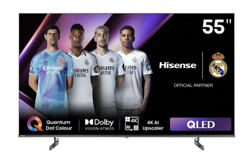 تلفزيون ال أي دي هايسنس 55 بوصة 4K QLED عالية الجو...