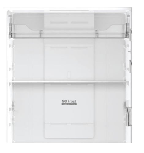 ثلاجة مع فريزر علوي فضي 20.5 قدم كاندي صنع في الصي...