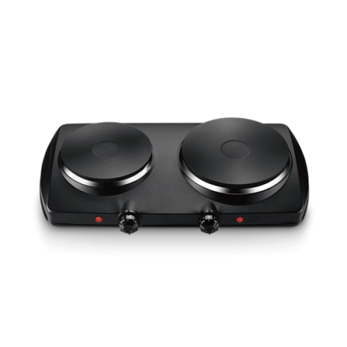 موقد كهربائي 2500 واط هومكس  مزدوج السطح وطلاء غير...