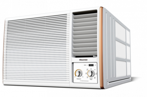 مكيف شباك حار بارد 1.5 طن هايسنس 17800 روتاري صنع...
