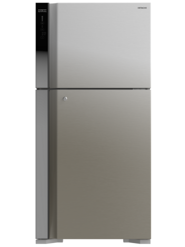 ثلاجة مع فريزر علوي 18 قدم هيتاشي فضى صنع في تايلن...