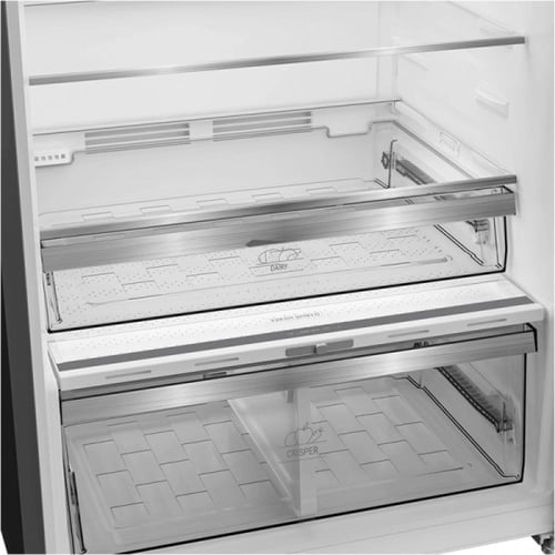 ثلاجة مع فريزر علوي 557 لتر 19.7 قدم اريستون فضي ت...