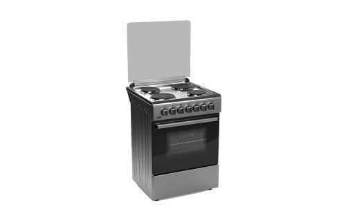 طباخ قائم 4 عيون 60.5*59.8 سم اكسبير حجر ستيل كهرب...