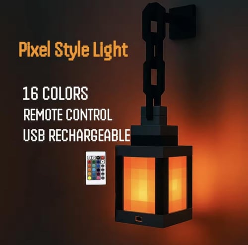 اضاءة سراج ماين كرافت مع سلسلة